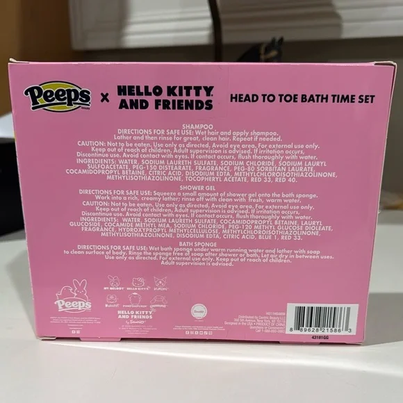 Hello Kitty Pink Bath & Body Set - Picture 2 of 2